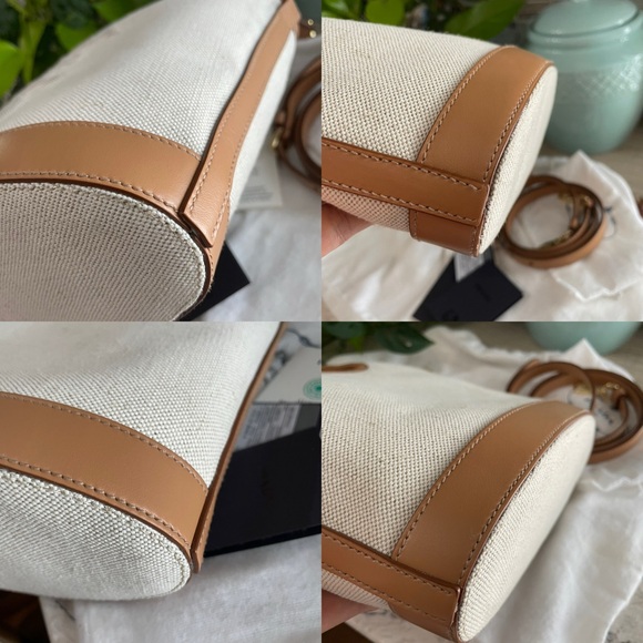 Prada Logo Print Mini Bucket Bag - Picture 10 of 15